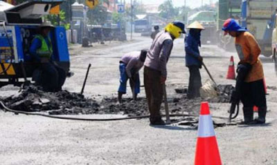Anggaran Perbaikan Jalan di Riau Rp72 Miliar, 30 Persen Baru Dikerjakan